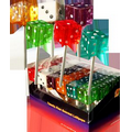 Gourmet Dice Shaped Square Lollipops